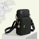 Xajzpa 1pc Simple Jumping Plaid Print Girls Polyester Oxford Bag Fashion Girls Shoulder Bag All-Match Messenger Bag Leisure Outdoor Shoulder Bag Arm Bag Sports Bag Mobile Phone Shoulder Bag Pocket Money Bag Large Mobile Phone