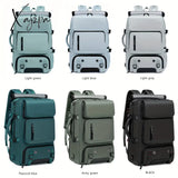 1Pc Large Capacity Waterproof Laptop Backpack Men’s And Women’s Travel With Shoe Compartment