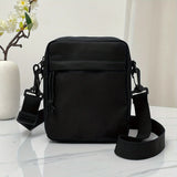 1pc Stylish Simple Nylon Casual Shoulder Bag - Durable, Water-Resistant, Lightweight Sling Bag for Men - Perfect for Daily Use, Travel, and Outdoor Activities