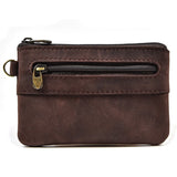 Xajzpa Genuine Leather Little Purse Cowhide Short Purse for coins credit cards portable coin wallet small coin purse