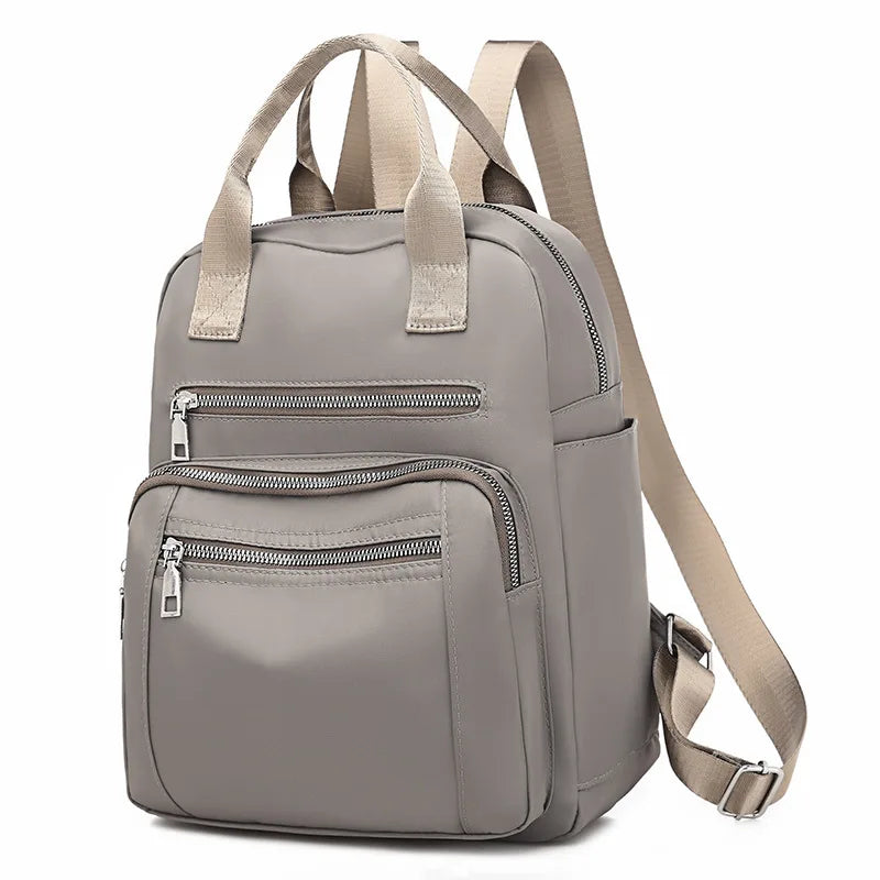 Xajzpa Women Backpack Travel Casual Waterproof Oxford Shoulder Bags Female Large Capacity Handbag Rucksack Black Purse School Pack