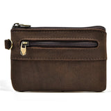 Xajzpa Genuine Leather Little Purse Cowhide Short Purse for coins credit cards portable coin wallet small coin purse