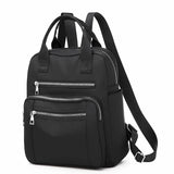 Xajzpa Women Backpack Travel Casual Waterproof Oxford Shoulder Bags Female Large Capacity Handbag Rucksack Black Purse School Pack