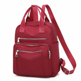 Xajzpa Women Backpack Travel Casual Waterproof Oxford Shoulder Bags Female Large Capacity Handbag Rucksack Black Purse School Pack