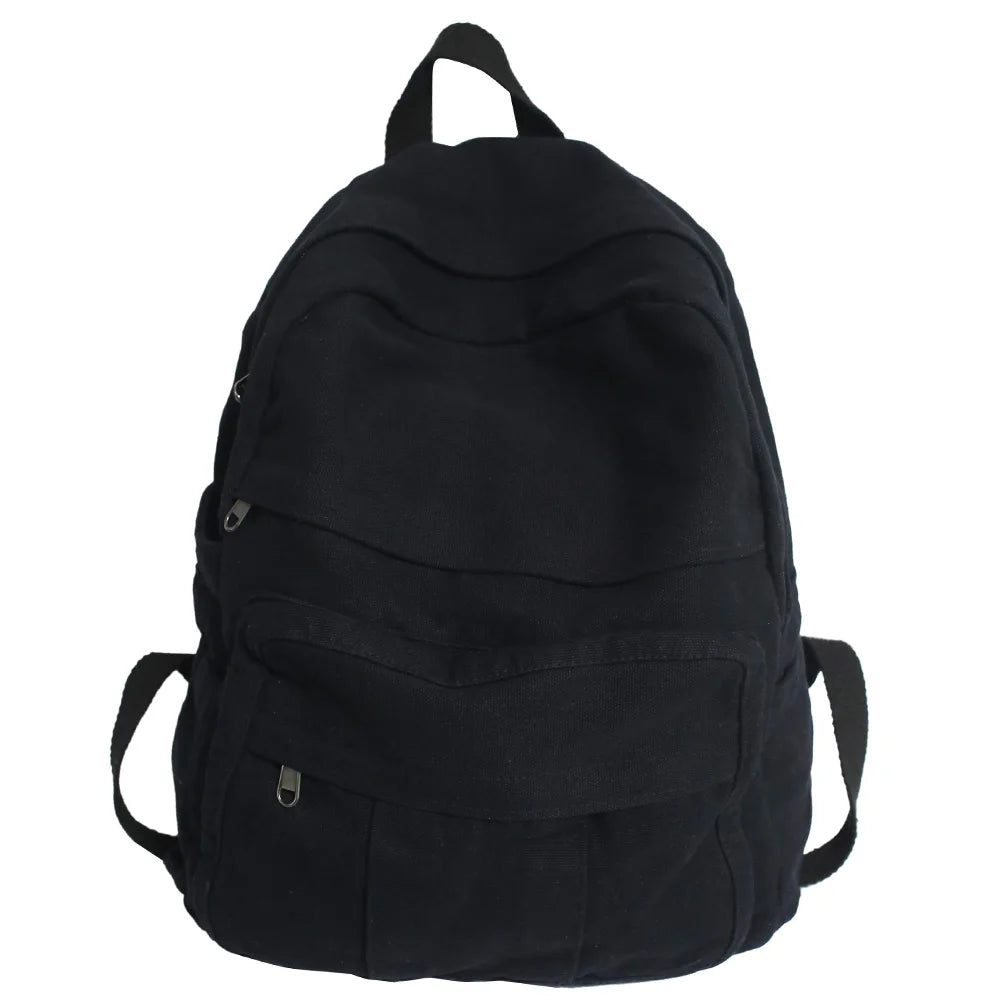 Xajzpa Simple Backpacks Large Capacity Travel Bag Solid Harajuku Student Schoolbag Backpack Women Man Bag Unisex High Street