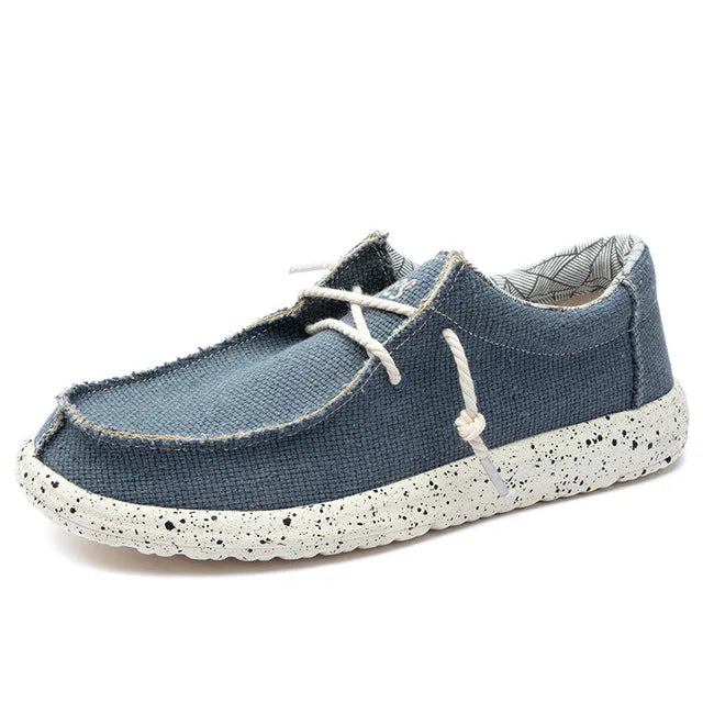 Xajzpa New Arrival Summer Autumn Comfortable Casual Shoes Mens Canvas Shoes For Men Brand Fashion Flat Loafers Shoe Size 48