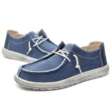 Xajzpa New Arrival Summer Autumn Comfortable Casual Shoes Mens Canvas Shoes For Men Brand Fashion Flat Loafers Shoe Size 48