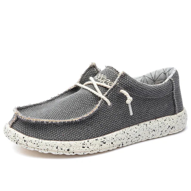 Xajzpa New Arrival Summer Autumn Comfortable Casual Shoes Mens Canvas Shoes For Men Brand Fashion Flat Loafers Shoe Size 48
