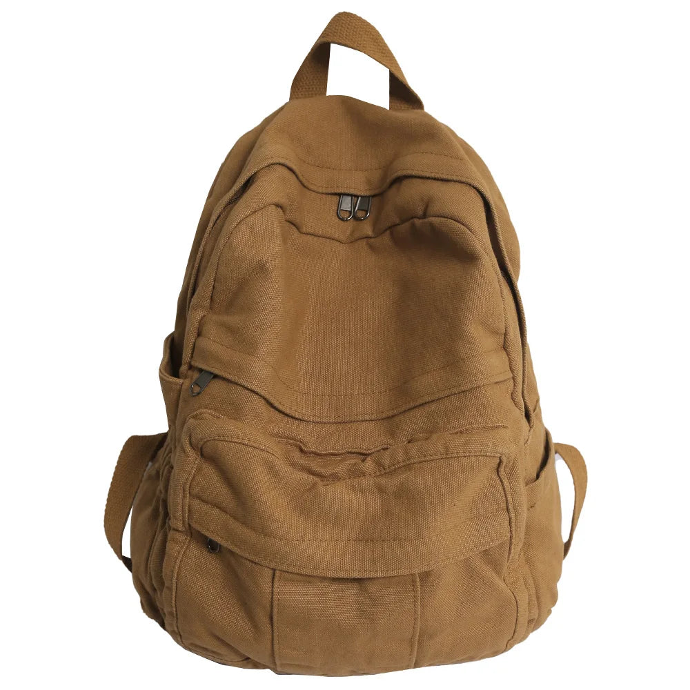 Xajzpa Simple Backpacks Large Capacity Travel Bag Solid Harajuku Student Schoolbag Backpack Women Man Bag Unisex High Street