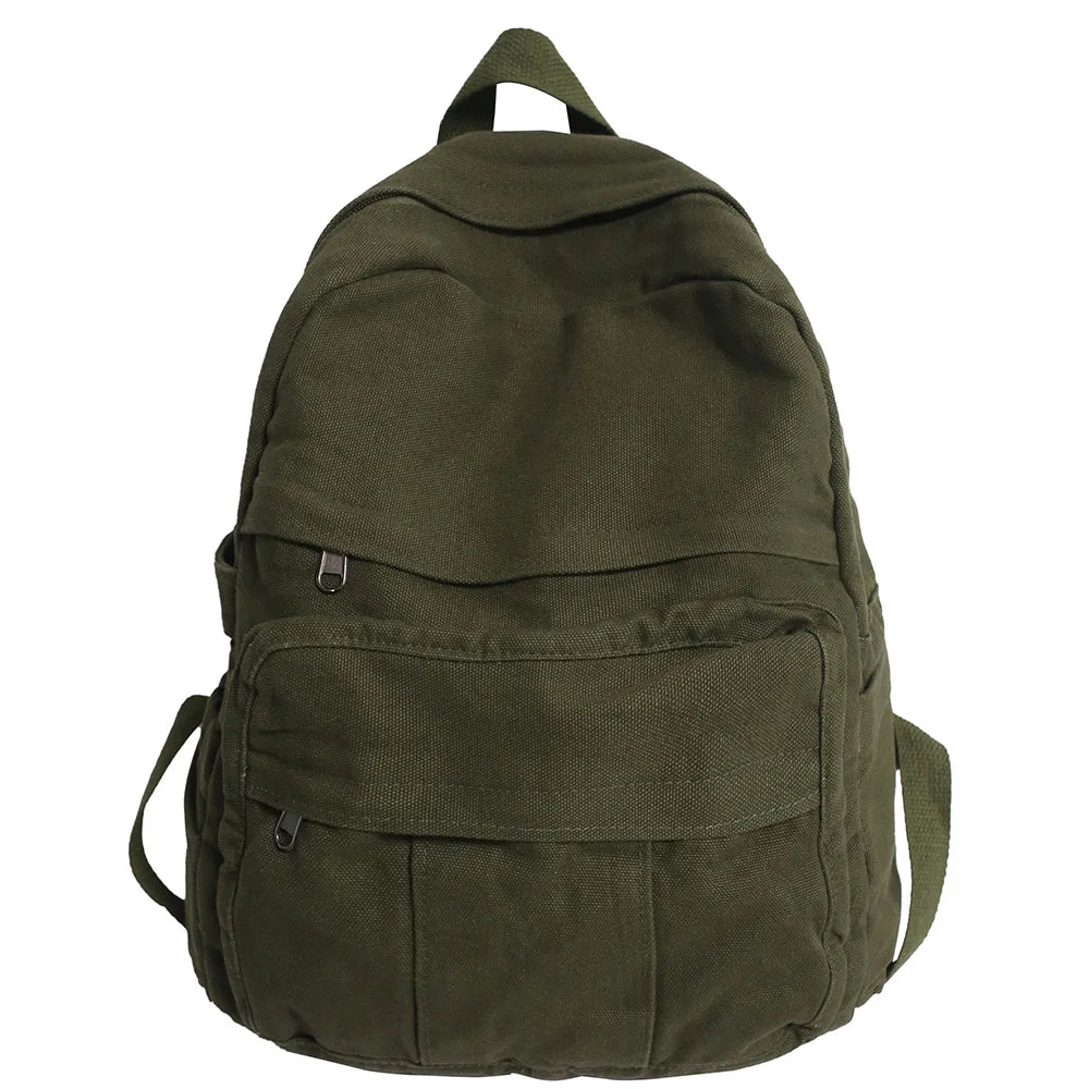 Xajzpa Simple Backpacks Large Capacity Travel Bag Solid Harajuku Student Schoolbag Backpack Women Man Bag Unisex High Street