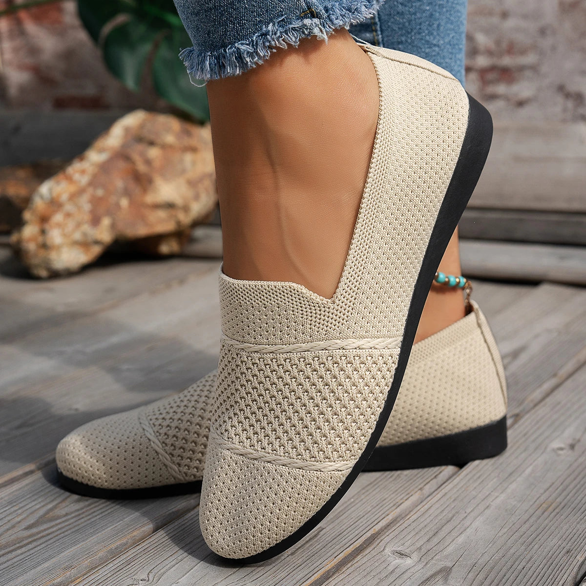 Xajzpa Women Flats Fashion Footwear Nurse Shoes Slip on Shoes Women Moccasins Sneakers Shoes Woman Outdoor Plus Size Female Footwear