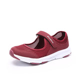Xajzpa Classic Summer Women Casual Shoes Soft Portable Sneakers Walking Shoes Flat Soles for Women Breathable Slip on White Shoes