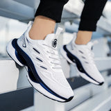Xajzpa Men's Casual Flat Running Shoes Women's Plus Size Sports Shoes Couple Training Shoes Autumn New Styles Stunning Tennis Fitness
