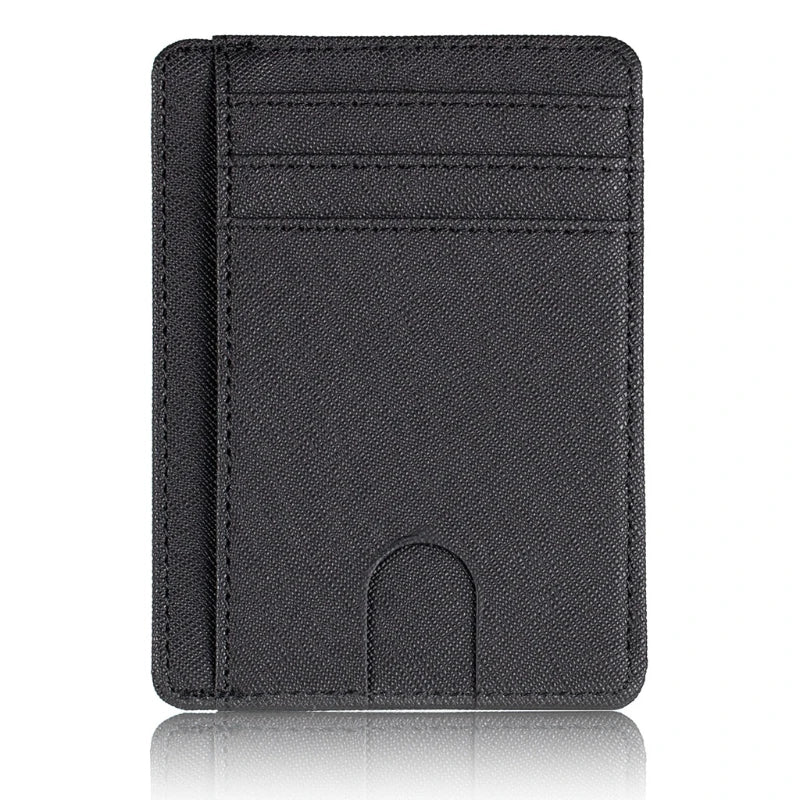 Xajzpa RFID Blocking Wallet Business Card Cover for Case Super Thin Men Leather Credit Card Holder