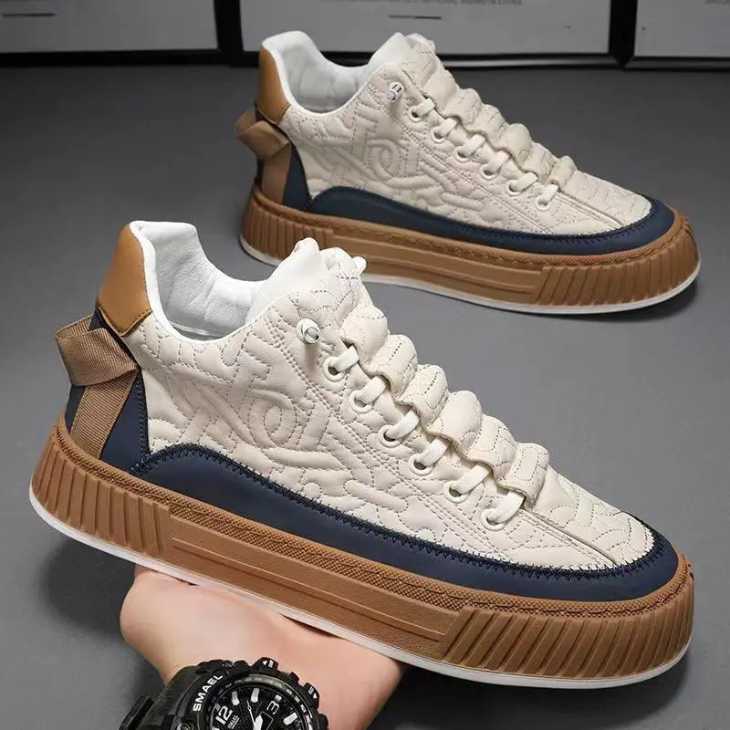 Xajzpa Autumn Men Sport Casual Shoes Fashion Design Sneakers Man Platform Comfortable Men Sport Shoes Sneakers Flat Zapatos De Hombre