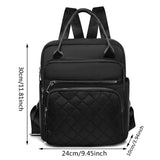 Xajzpa Large Capacity Fashion Casual Portable Backpack Daily Versatile Ladies Backpack