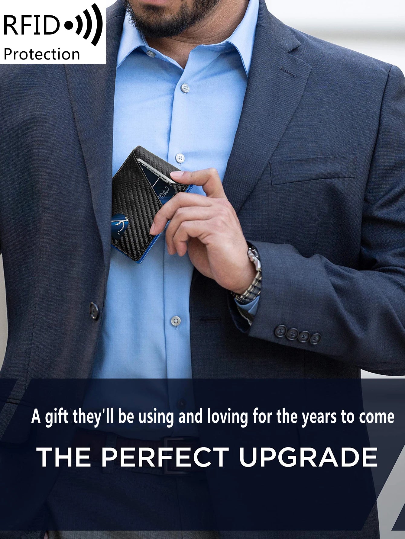 Xajzpa RFID Anti-theft Brush Men's Wallet Portable Double Fold Cross Front Pocket Card Holder Multifunctional 12card Slot Short Zero Wallet