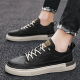 Xajzpa Men's Leisure Classic Sports Shoes Platform: A New Comfortable Flat Shoe for Sliding Men's Sports Shoes