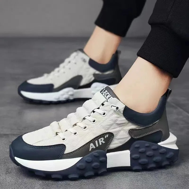 Xajzpa Men Shoes Platform Male Sneakers 2025 Summer New Vulcanized Shoes for Men Casual Running Shoes Large Hot Sapatos Masculinos