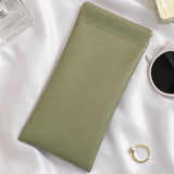 Xajzpa Simple and Fashionable Soft Leather Readingglasses Bag,PUleather Sunglasses Bag Simple Glasses Storage Bag, Glasses Accessories