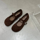Xajzpa New Women Flats Soft Leather Eelgant Dress Shoes Spring Brand New Round Toe Shallow Slip on Ladies Casual Ballet Shoes
