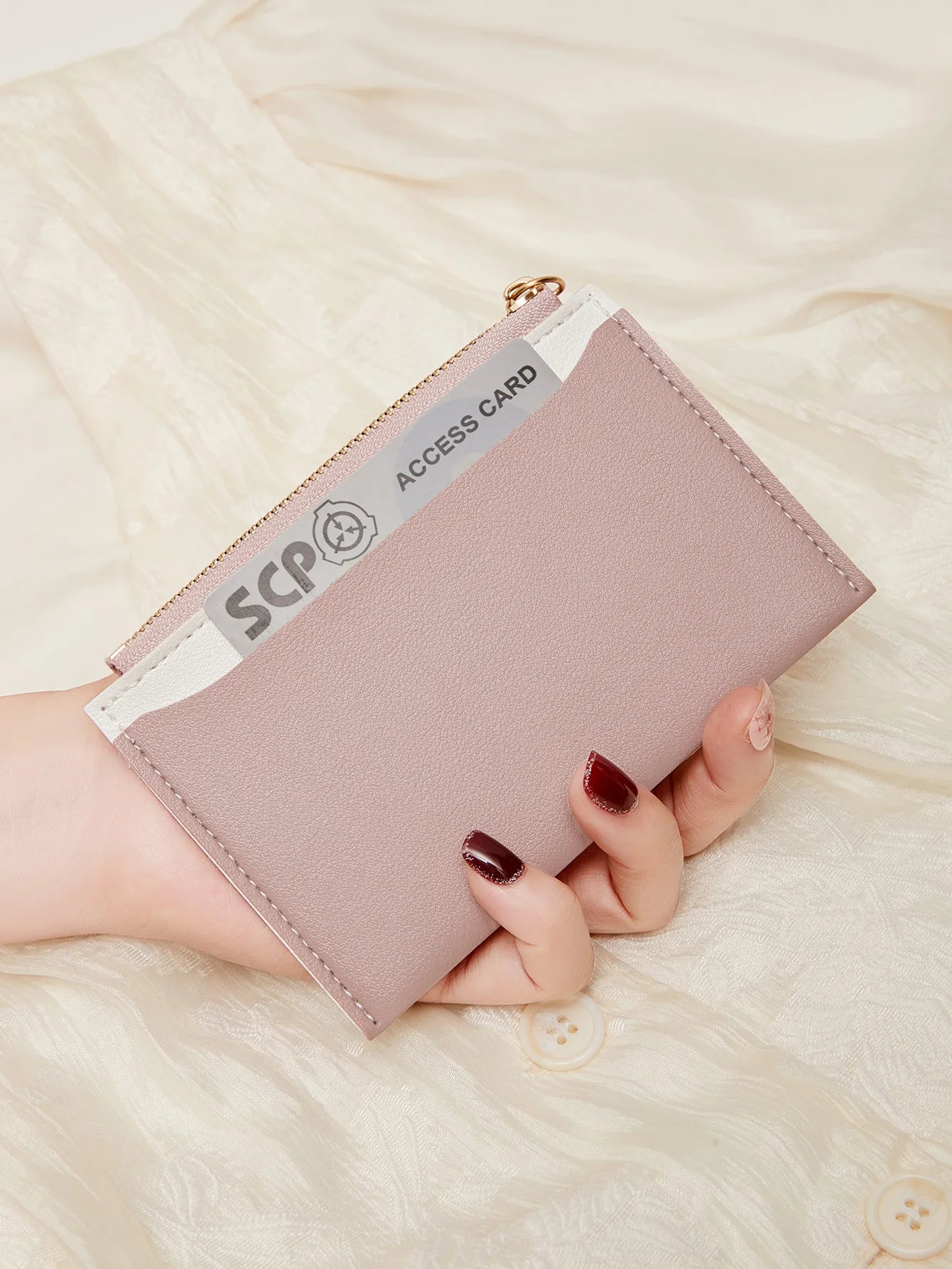 Xajzpa Minimalist Ultra-thin Coin Wallet Fashionable and Portable PU Leather Wallet Multifunctional Credit Card Clip Zipper Card Holder