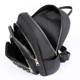 Xajzpa Lingge Rivet Nylon Fabric Design Large Capacity Three Layer Women's Backpack Senior Designer Brand Fashion Youth School Bag