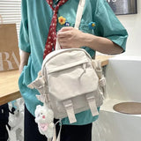 FXajzpa ashion Kawaii Mini Backpack Women Shoulder Bag for Teenage Girls Multi-Function Small Bagpack Ladies Travle School Backpacks
