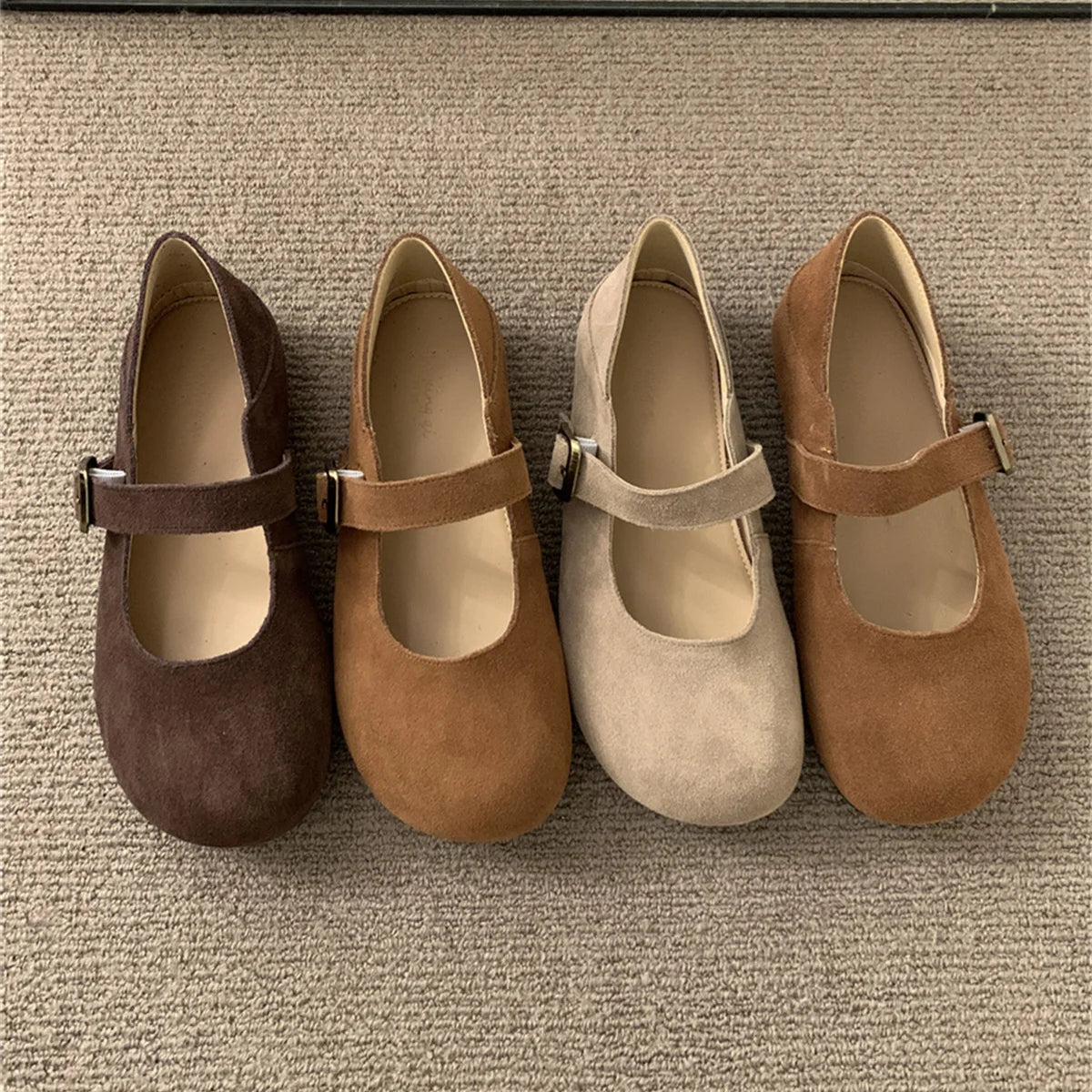 Xajzpa Shoes Rubber Slippers Slipers Women Shallow 2025 Round Toe Mary Janes Shallow Female Shoes Rubber Slippers 2025 Mary Janes Round
