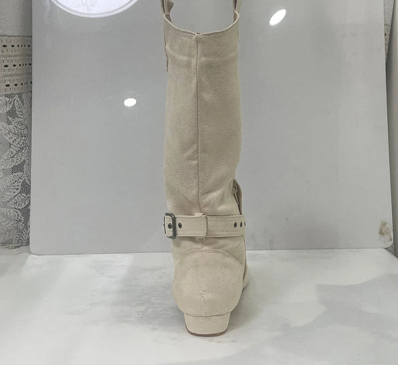 Xajzpa Customized high heels dance boots purple dance practice boots half boots