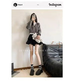 Xajzpa Retro Soft Bottom British JK Style Women's 2025 Spring New Slip on Casual Loafers Round Toe Flat Heel PVC Fashion Shoes