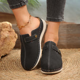 Xajzpa Large Size 42 Baotou Half Slippers for Women Spring Summer Shoes New Fashion Casual Solid Lightweight Outside Wear Slipper