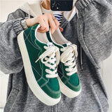 Xajzpa Men's Shoes Summer Student Versatile Comfortable Anti Slip Casual Shoes Breathable Youth Wear-resistant Solid Color Sneakers