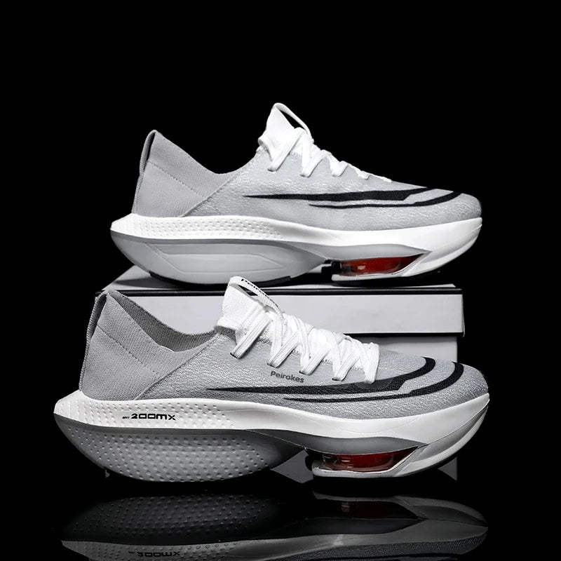 Xajzpa 2025 Fashion trend hollow breathable sports shoes comfortable wear-resistant couple running shoes lightweight sports shoes