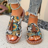 Xajzpa Women Casual Beach Holiday Luxury Sandals 2025 Summer New Fashion Outdoor Flat Sandals Open Toe Sandals Women Shoes for Women