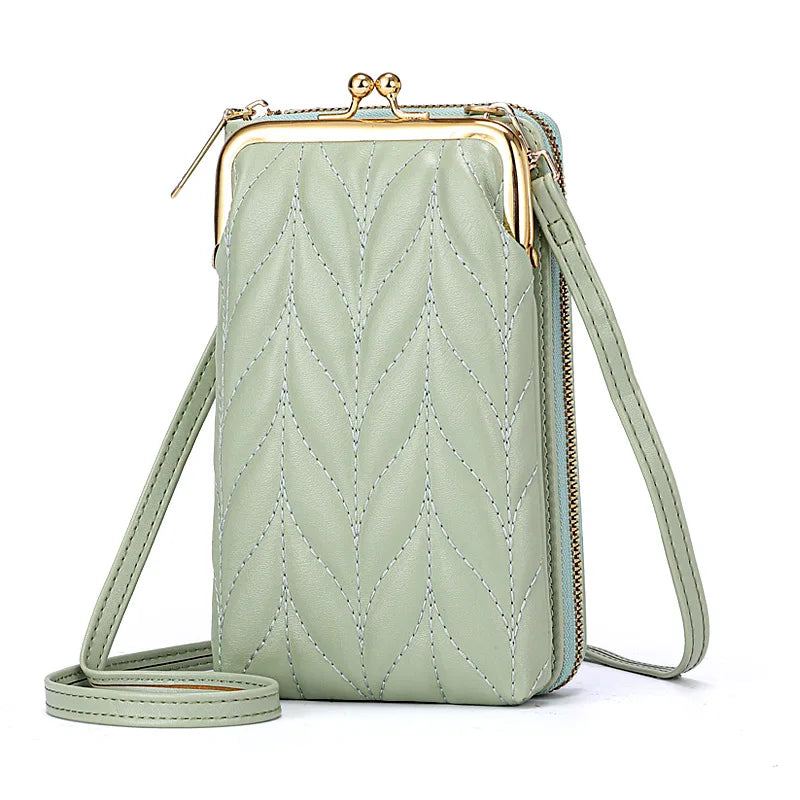 Xajzpa Brand Design Crossbody Shoulder Bag For Women Cell Phone Pocket Purse Female Fashion Clutch PU Leather Handbags