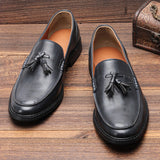Xajzpa 7-12 Assels Dress Shoes Man Business Stylish Comfortable Gentleman'S Formal Shoes Men #Al703