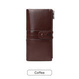 Xajzpa RFID Women's Long Wallet PU Leather Handbag with Multiple Card Slots, Coin Zipper Wallet, Women's Mobile Wallet