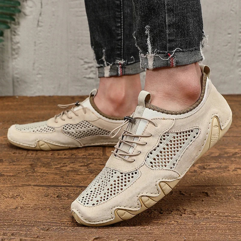 Xajzpa New Men's Mesh Running Shoes Brand Lightweight and Breathable Sports Shoes High-quality Gym Training Jogging Walking Shoes