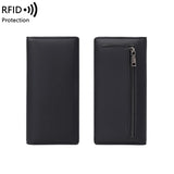 Xajzpa Minimalist RFID Ultra-thin Women's Long Wallet PUdouble Folding Wallet Multifunctional Women's Coin Credit Card Bag Hand-held Bag