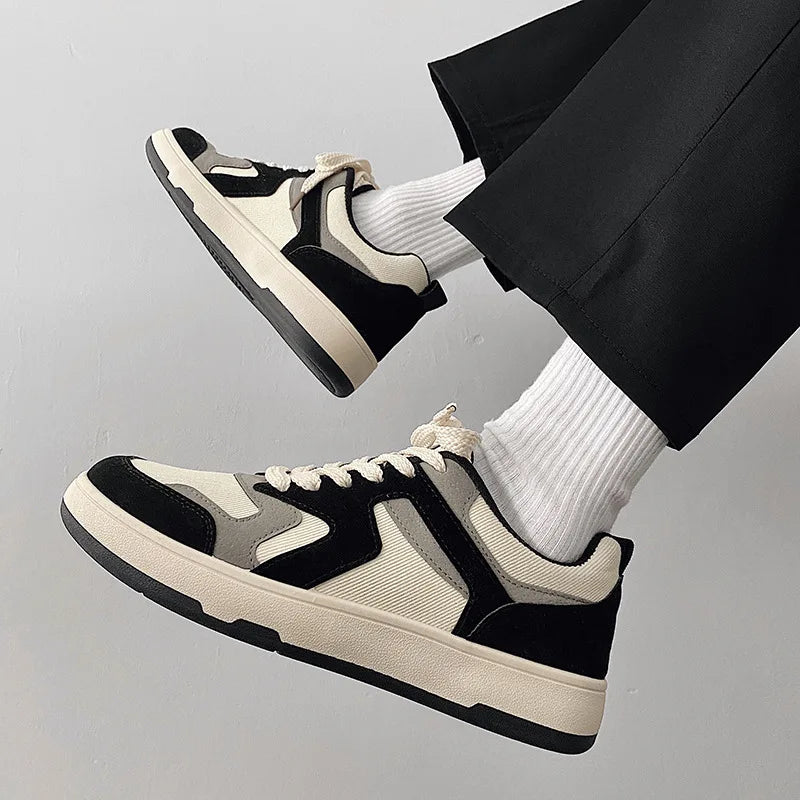 Xajzpa 2025 Men Canvas Shoes Fashion Sneakers Comfortable Flats Outdoor Male Sport Shoes Breathable Spring Summer Shoes Clunky Sneaker