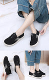 Xajzpa 2025 Summer New Women's Traditional Cloth Shoes High Elastic Knitted Casual Walking Shoes Lightweight Travel Footwea