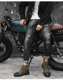 Xajzpa Men's Chelsea Cotton Boots Winter Men's Genuine Leather Shoes High Top Men Plush Sapato Social Masculino Zapatos Para Hombres