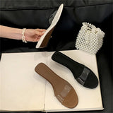 Xajzpa New Summer PVC Transparent Wedges Open Toe Women Slippers Low Heels Banquet Dress Beach Female Shoes