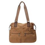 Xajzpa Multi functional Fashion Handbag Minimalist Texture Casual One Shoulder Travel Bag Sports Fitness Storage Crossbody Bag