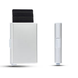 Xajzpa Rfid Credit Card Holder Men Minimalist Coin Wallets Pop Up Metal Id Bank Cardholder Case Identification Card Holder Folders