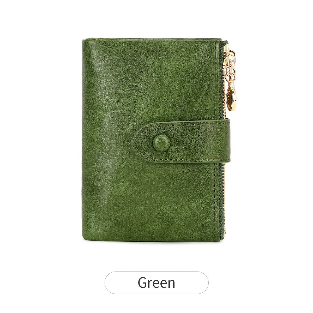 Xajzpa Minimalist Women's Wallet Short Three Layer Large Capacity Double Zipper Card Holder ID Card Credit Bank Card Holder Money Bag
