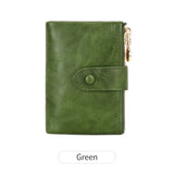 Xajzpa Minimalist Women's Wallet Short Three Layer Large Capacity Double Zipper Card Holder ID Card Credit Bank Card Holder Money Bag