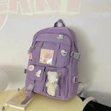 Xajzpa Girls Backpack Cute School Bags For Student Teens Girls Pockets Women Laptop Backpack Harajuku