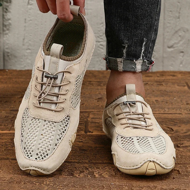 Xajzpa New Men's Mesh Running Shoes Brand Lightweight and Breathable Sports Shoes High-quality Gym Training Jogging Walking Shoes